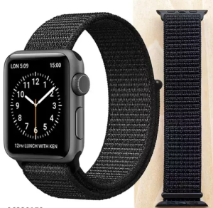 New Edition Replacement Strap For Smart Watch Lightweight Quality Woven Nylon Loop Smartwatch Breathable Band 42mm / 44mm / 45mm