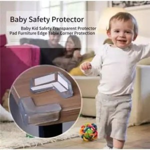 4pcs Baby Safety Silicone Protector Table Corner Edge Protection Cover Children Anticollision Edge Child Corner Guards Guard Edge Child Safety Corner