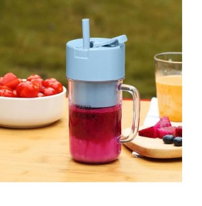 500ml Portable Juicer With Straw USB Electric Stainless Steel Fruit Juicer Cup Extractor Blender Juice Maker Machine For Kitchen