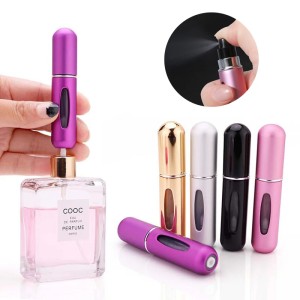 5ml Bottom-Filling Pump Perfume Bottle Portable Travel Refillable Spray Bottle Mini Empty Cosmetic Containers Atomizer Tool