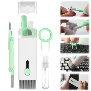 7in1 Computer Phone Cleaning Set for Laptop Keyboard Airpods Pro iPad Phone MacBook Earbuds, Keyboard Cleaner Brush Kit