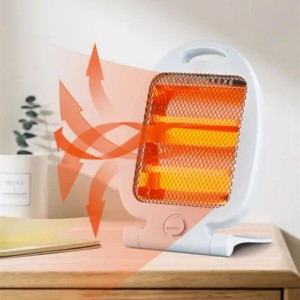 800W Space Heater Small Electric Ceramic Heater 2 Power Level