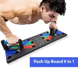 9 IN 1 Push Up Rack Board System Comprehensive Fitness Exercise Workout Pushup Stands