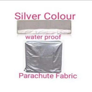 AC Dust Cover For Indoor & Outdoor Unit - Silver (1 Ton-1.5 Ton-2 Ton)