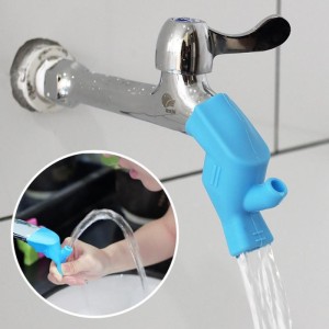 Adjustable Elastic Faucet Extenders Water Tap Silicone Faucet Nozzle Extender For Kitchen Bathroom Sink Accessories