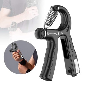 Adjustable Hand Gripper Non-Slip Hand Grip Strength Trainer Fingers Wrist Forearm Exerciser Workout Gear Home Gym Exercise Equipment