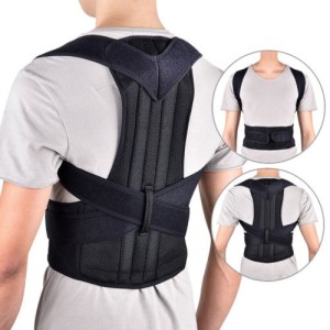 Adjustable Magnetic Posture Corrector Back Brace Support Belts for Upper Back Pain Relief