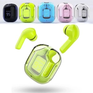 Air31 Earbuds Wireless Crystal Transparent Bluetooth 5.3 Air 31 Ear buds Wireless Headset Transparent Charging Case Heavy Bass Stereo...