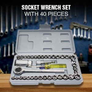 Aiwa 40 Pcs Combination Socket Wrench Tool Kit