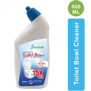 AlClean Antibachterial Toilet Bowl Cleaner Liquid Gel 15x Cleaning Power Disinfectant500ml