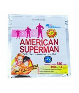American Superman Tablet 100mg (4 Pcs) - Eternal Itch