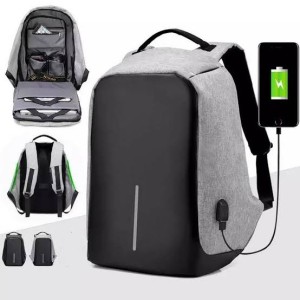 Anti Theft Backpack - Laptop Bag  With USB Charging Pot