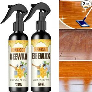 AUTOGROOMZ Natural Micro-Molecularized Beeswax Spray, Beeswax Furniture Polish, Multipurpose Wood Floor Cleaner and Polish for Furniture, Floor, Table