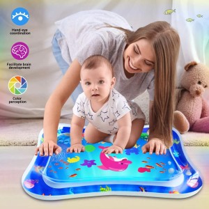 Baby Kids Water Play Mat Inflatable Infant Tummy Time Play mat