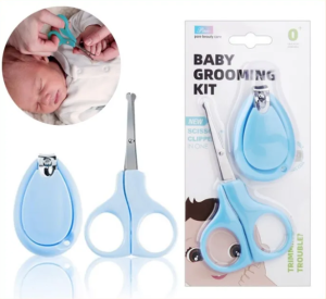 Baby Nail Clipper Nail Scissors 2 in 1 Set Grooming Toddler Kids Children Safe