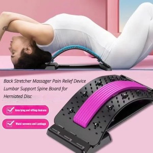 Back Stretcher Lower Back Pain Relief Device 3 Level Back Cracker Back Massager