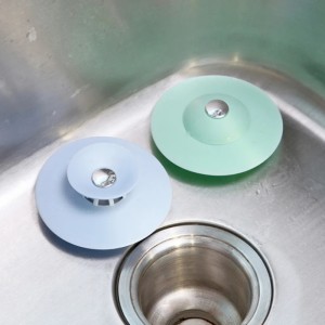 Bathroom Floor Strainer Shower Sewer Drains Cover Kitchen Sink Filter Anti-clogging Sealing Pad Household Hair Catcher Stopper
