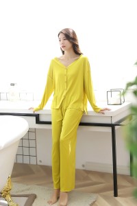 YELLOW DYED NIGHT SUIT FOR GIRLS