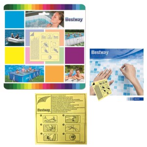 Bestway Water Resistant Adhesive Patches For Pool and Inflatable Repairs - 62091