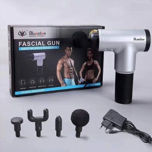 Big Deep Massager Gun 4 Kinds Of Massage Heads For Muscle Vibration Relaxation Deep Tissue Therapy