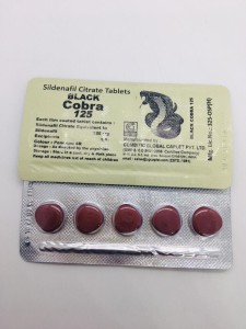 Black Cobra 125mg Delay Tablet - Pack Of 15 - MADE IN INDIA