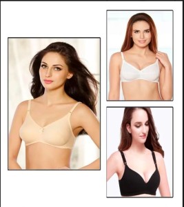 Pack Of 3 –Best Quality Cotton Non Padded Bras For Women