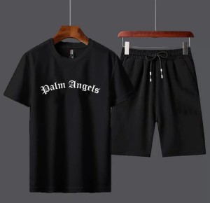 black palm Angle printed gymwear t Shirt short  tracksuit for men and boys best reccomended article of summer collection