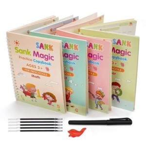 Magic 4 Books + Magic Pen & 10 Ink Refills