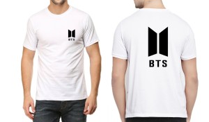 BTS Printed White T-Shirt For Men's