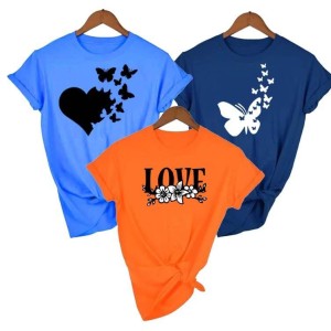 Bundle Of 3 Funky Printed Tshirt For Her By Hk Outfits