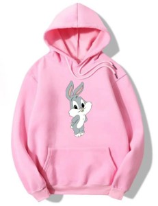 Bunny Printed Hoodie For Women and Girls
