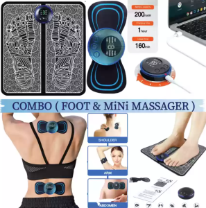 Buy 1 Ems Foot Massager Get 2 Mini Neck Massager Free (1 Foot Massager + 2 Neck Massager Free)