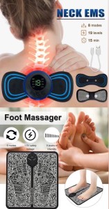 Buy 1 Get 1 Free (Ems Neck Massager + Ems Foot Massager) Buy Ems Foot Massager And Get Ems Neck Massager Free