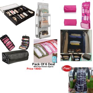 Buy Pack Of 6 Deal And Get Free Gift Kitchen Appron