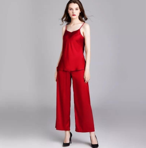Cami Tops with Pants - Red