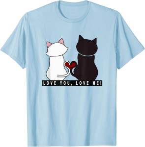 Cat love T-Shirt for Women's