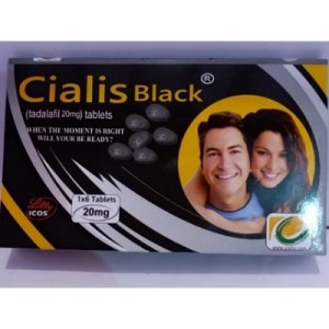 Cialis 20mg 6 Tablets Black Made In UK