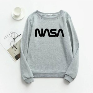 CLASSY NASA Thick & Fleece Fabric Rib Sweatshirt for Winter sweatshirt Fashion Wear for Men / Boys