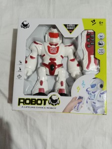 Dancing Robot -R/C - Dance, walk and Light - Red Warrior