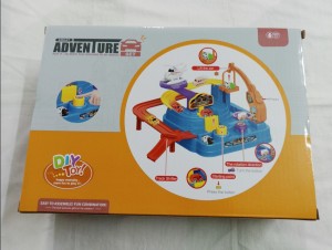 DIY Adventure Playset - with Mini cars n helicopter - Mechanical toy