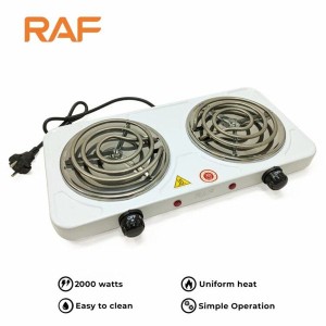 Double Hot Plate And Cooker Electric Stove Hot Plate Premium Brand Raf