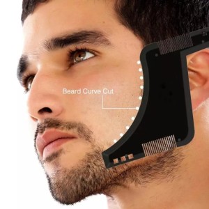 Double Side Beard Shaping Beard Shaper PLUS Comb For Line Up and Men Beard Comb