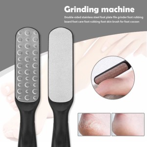 Double Sided Foot File Dead Skin Callus Remover Stainless Steel Pedicure Foot Rasp File Cuticle Fle for Legs Care Feet Footholds