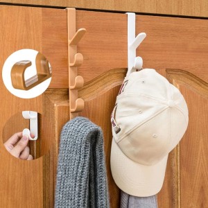 Durable PP Plastic Thickened Multifunctional Storage Hook/hanger Household Storage Bag Hat Towel Jacket Handbag
