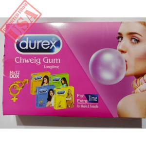 Durex Timing bubble gum Chewing Gum For Men - Pack of 4
