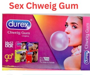 Durex Timing bubble gum Chewing Gum For Men - Pack of 12