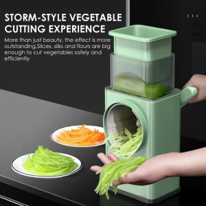 vegetable Cutter 4 in 1 Manual Storm Style Vegetable Cutting Experience