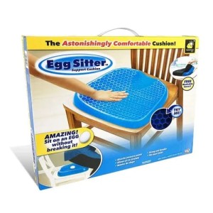Egg Sitter Absorb Pressure Support Back Pain Relief Car and Office Cushion Seat Gel (Non-Slip)