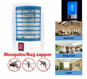 Electric Mosquito Killer Lamp Insect Bug Zapper Night Light LED Repellent Trap