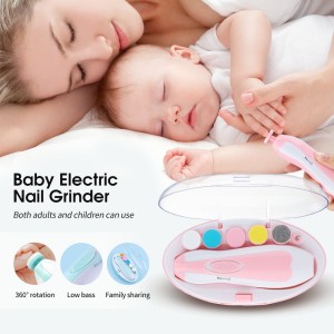 Electric nail trimmer - Baby 6in1 electric baby & adult nail trimmer - Baby Nail Clipper Nail Cutter Manicure & Pedicure - Newborn to Adult Portable